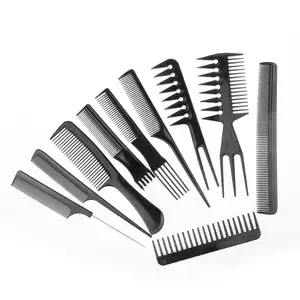 Hair Comb Hot Sale Private Label Plastic 10pcs 50 Sets OEM/ODM Opp Bag 10 Pcs Silk