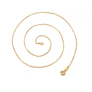 0030 xuping 24k gold fashion temperament tiny chain, women's fashion design necklace