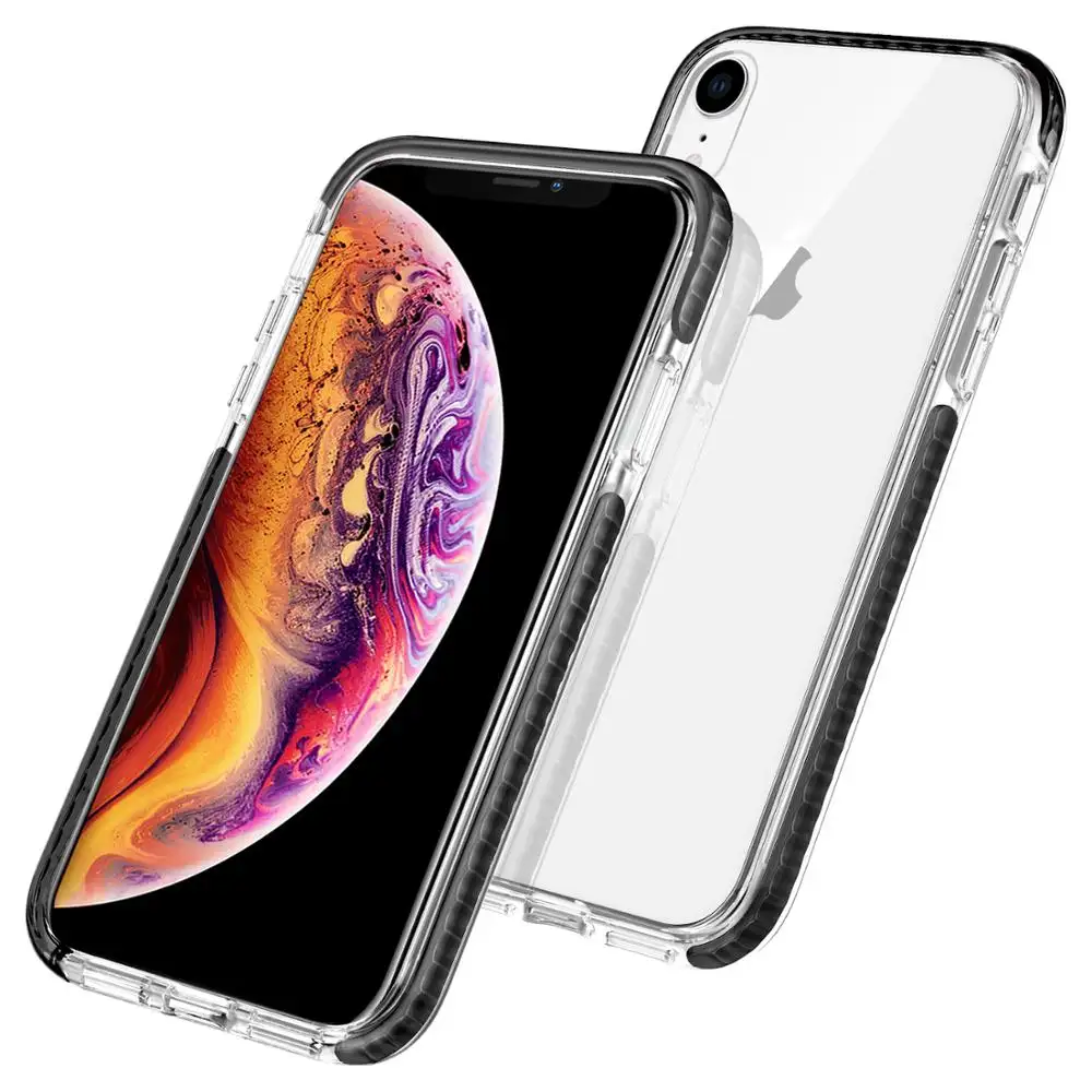 Wholesale Cell Phone Case For iPhone XR TPU PC Clear Mobile Phone Shell Cover