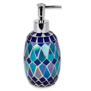 Set di 6 Accessori per il Bagno Grace Rainbow <span class=keywords><strong>Design</strong></span> Italiano, Blu Iridescente, Certificato BSCI, per Decorazione Casa a Dubai - Product Image 2
