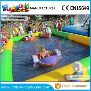 Piscina <span class=keywords><strong>Gonfiabile</strong></span> per Bambini con Barca a Pedali e Castello Rimbalzante - Product Image 3