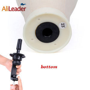 AliLeader Tête Mannequin Bloc en Toile Blanche de Haute Qualité 21-25 Pouces <span class=keywords><strong>pour</strong></span> la Fabrication de Perruques - Product Image 5