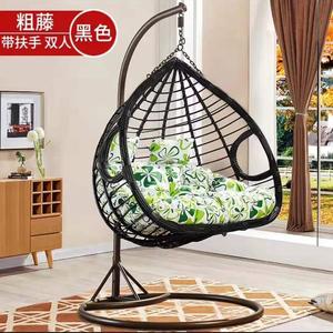 Nouvelle arrivée utilisation extérieure et intérieure <span class=keywords><strong>double</strong></span> siège <span class=keywords><strong>suspendu</strong></span> patio balançoire chaise hamacs - Product Image 4