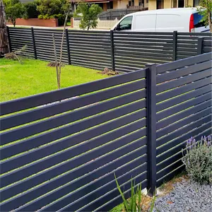 用于庭院的铝制围栏面板隐私装饰围栏面板