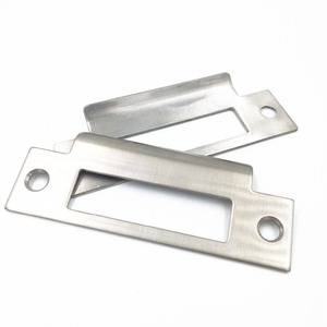 Stainless Steel Sheet Brashing Fabrication <strong>Door</strong> Frame Lock Parts <strong>Door</strong> <strong>Strike</strong> <strong>Plate</strong> - Product Image 2