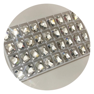 <span class=keywords><strong>Precio</strong></span> de Fábrica, Cristales de Vidrio Planos con Reverso Cosido, Cristales AB Cósmicos para Accesorios de Ropa - Product Image 3