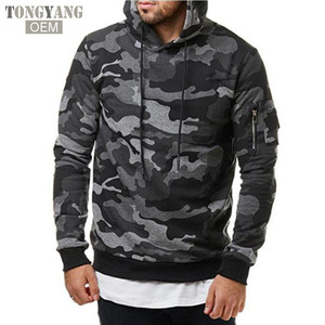 <span class=keywords><strong>Felpe</strong></span> con cappuccio TONGYANG uomo 2018 <span class=keywords><strong>felpe</strong></span> con cappuccio da uomo di nuova moda Hombre Hip Hop felpa con cappuccio mimetica di <span class=keywords><strong>marca</strong></span> Casual - Product Image 2