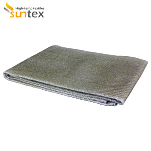 ผ้าเชื่อมผ้าห่มใยแก้วสีเทาฉนวนกันความร้อน - Product Image 5