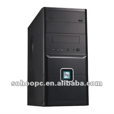 Micro atx caja de la computadora - 6801 color negro