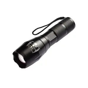 5X Portable Ultra Bright 3W Police Waterproof LED Mini Flashlight Torch Black DS