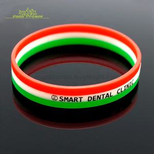 سوار كرة مطاطية سيليكونية بأي لون مع طباعة بارزة وغائرة ملونة حريرية لعام 2026 - Product Image 6