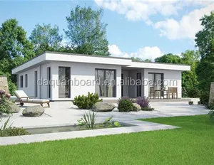 Galvanized Steel structure permanent Villa Prefab House Country Style