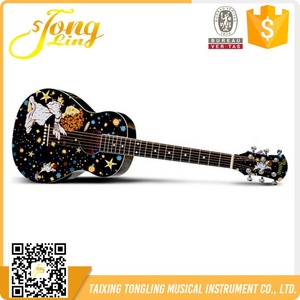 (TL-0042) de Buena Calidad Por Encargo eléctrica ukulele con caso ukulele - Product Image 1