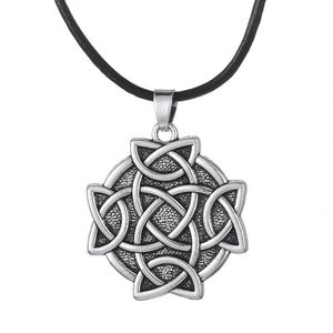 Amuleto mágico de pentagrama con nudo para hombres, talismán irlandés, colgante, collar vikingo - Product Image 2
