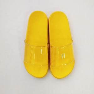 Commercio all'ingrosso Su Misura Stampa di Marchio di Alta-Qualità PVC Su Misura Pantofole donne dispositivo di scorrimento <span class=keywords><strong>sandali</strong></span> da spiaggia trasparente diapositive anti vibrazione antiscivolo <span class=keywords><strong>flop</strong></span> - Product Image 6