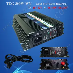 TEG-300W-WV on grid tie dc 48v a 240v ac inversor de energia solar 300w