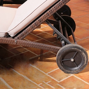 Al aire libre Jardín <span class=keywords><strong>de</strong></span> ratán diseño <span class=keywords><strong>playa</strong></span> y la piscina <span class=keywords><strong>de</strong></span> mimbre Chaise sol piscina cama salón - Product Image 6