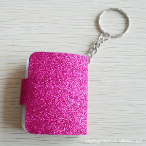 Promoción portátil PU cuero Mini <span class=keywords><strong>Notebook</strong></span> llavero - Product Image 3