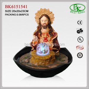 Jesús resina fuente de agua de interior - Product Image 5