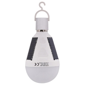 Ampoules <span class=keywords><strong>LED</strong></span> d'urgence extérieures super lumineuses 7W <span class=keywords><strong>12W</strong></span> E27 IP65 étanches, lampe <span class=keywords><strong>solaire</strong></span> portable à <span class=keywords><strong>LED</strong></span> - Product Image 2