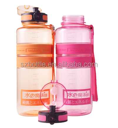 32 oz/48 oz/64 oz durable, gran capacidad-BPA libre tritan, tapa flip top, diseño a prueba de fugas