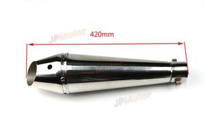 JPMotor <span class=keywords><strong>moto</strong></span> <span class=keywords><strong>bala</strong></span> <span class=keywords><strong>de</strong></span> acero inoxidable silenciador - Product Image 2
