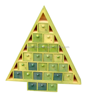 Wooden Christmas Advent Calendar Chocolate Box For Gifts,High Quality New Popular Wooden Gifts Chocolate Box