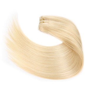 Aliexpress 网上购物角质层排列的处女头发俄罗斯金发头发纬 - Product Image 4