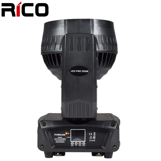 Pro son éclairage de scène RGBW 4in1 lavage quad led 19x12 zoom tête mobile aura