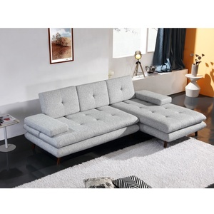 Juego de sofás de tela para muebles de sala de estar modulares seccionales L <span class=keywords><strong>Sharp</strong></span> de último diseño - Product Image 3