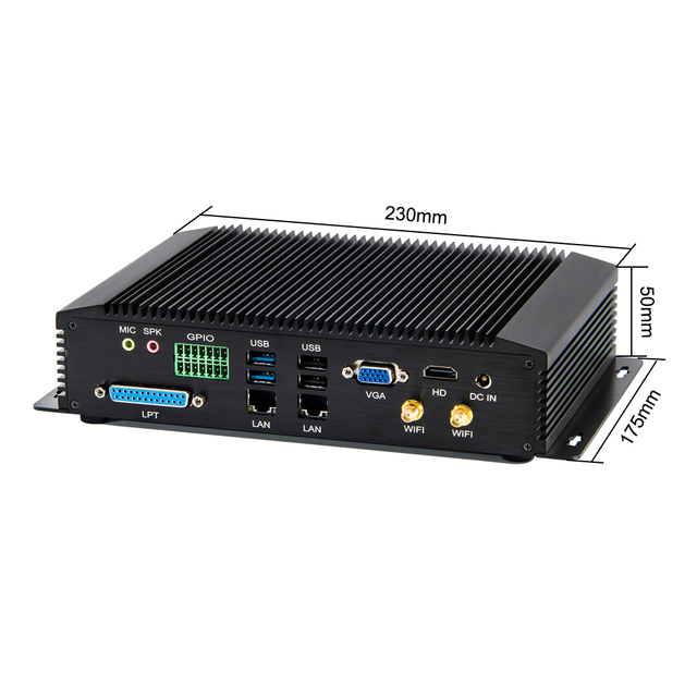 IOT Embedded Industrial Computer Intel Core I5 4200U/i7 4500U 6*COM Industrial Pc GPIO Port Dual LAN