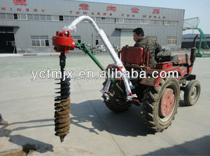 Taladro de drenaje de cultivador montado en tractor de 9 pulgadas y excavadora de postes - Product Image 5