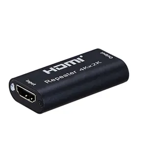 Venta caliente HDMI repetidor 40 m de cables HDMI 4 k hdmi repetidor extensor