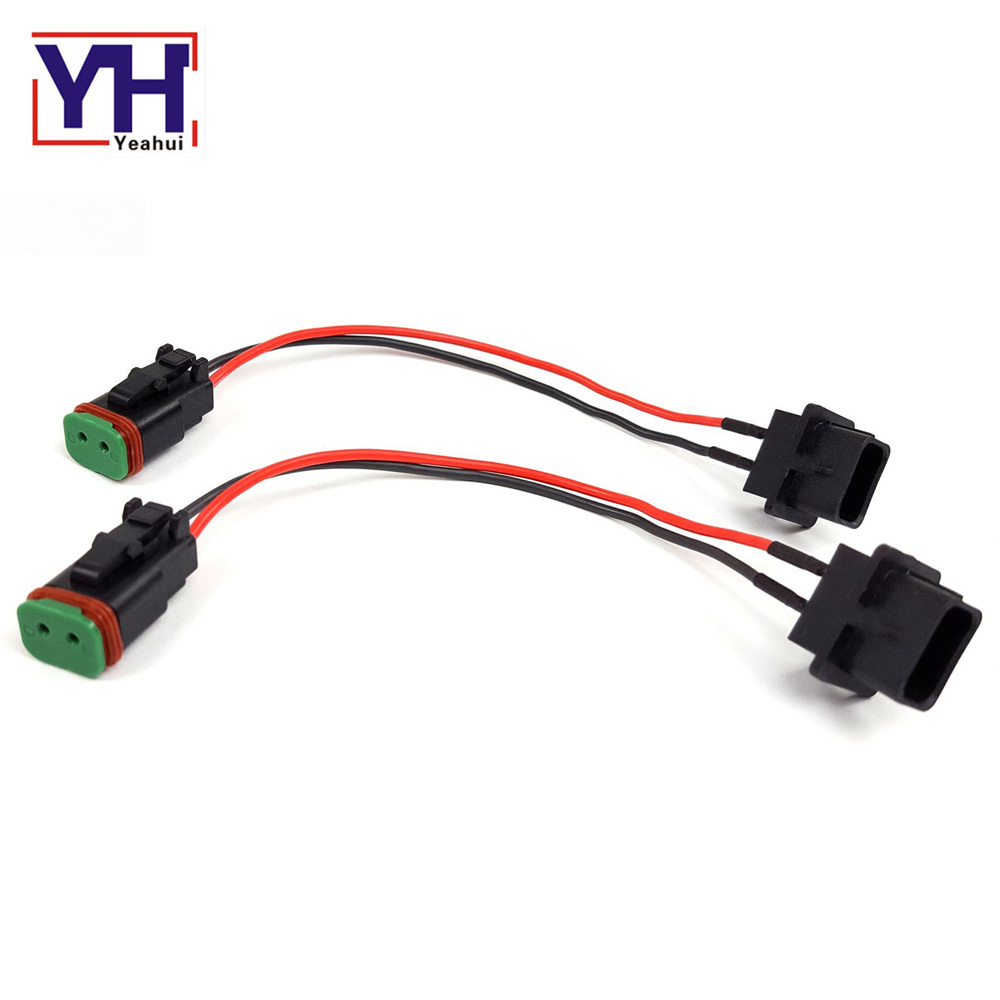 CUSTOM 2 3 4 6 8 12 pin Asamblea Deutsch impermeable conectores de cables distribuidores de China