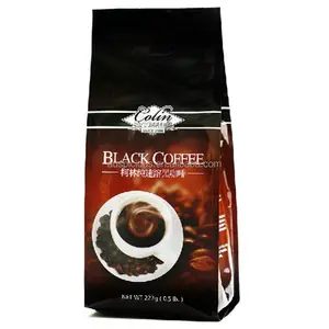 Bottom guseet net weight 270g coffee bags for instant black coffee