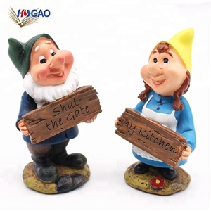 Mignon OEM pas cher drôle <span class=keywords><strong>de</strong></span> fermeture <span class=keywords><strong>de</strong></span> la porte signe <span class=keywords><strong>de</strong></span> résine gnomes statues <span class=keywords><strong>jardin</strong></span> nains pour pelouse <span class=keywords><strong>jardin</strong></span> décor - Product Image 2