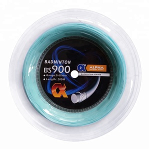 ALPHA Badminton <strong>String</strong> BS900 0.68mm <strong>Strong</strong> Nylon Multifilament Durable Wholesale 200m Reel Black White Yellow Blue Hot Sale - Product Image 5