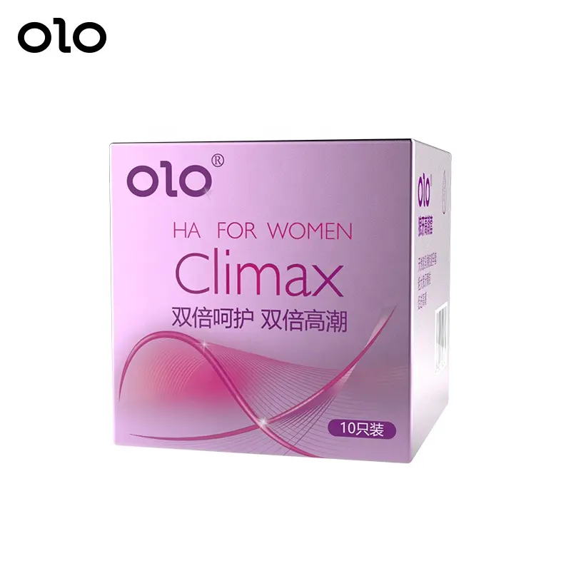 OLO男性点線コンドームオーガサムセックススタッズコンドーム女性のコンドームの写真