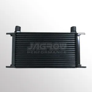 13 row British type engine oil cooler with -10AN fittings