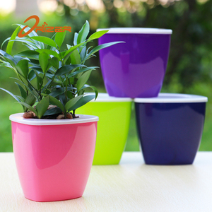 Venta caliente auto riego perezoso plantas suculentas <span class=keywords><strong>maceta</strong></span> de plástico - Product Image 1