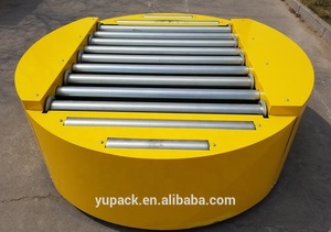90 Graden In Lijn Motor <span class=keywords><strong>Skid</strong></span> Pallet Draaitafel Transportband Voor Pallet En Zware Lasten - Product Image 5