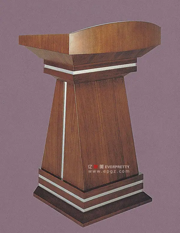 उच्च गुणवत्ता आधुनिक लक्जरी लकड़ी भाषण मेज डिजाइन