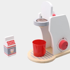 Modèle 3D en <span class=keywords><strong>bois</strong></span> de haute qualité, jeu de simulation pour enfants, <span class=keywords><strong>jouet</strong></span> de cafetière, jouets de cuisine en <span class=keywords><strong>bois</strong></span> - Product Image 2