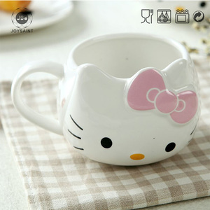 Venta caliente Pink <span class=keywords><strong>Kitty</strong></span> para niños sublimación taza del gato como regalos <span class=keywords><strong>Hello</strong></span> <span class=keywords><strong>Kitty</strong></span> patrón taza - Product Image 1