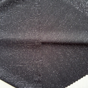 China de fábrica tejido especial lloró punto de alta elasticidad de nylon de plata lurex tela - Product Image 2