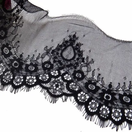 High Quality 16CM Lace Sexy Hollow out Eyelash crop tops for women Manufacturer Corset