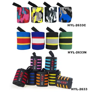 HYL-2633 Custom Gewichtheffen Handschoenen Met Wrist Wraps Voor Gym Training