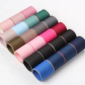 韩国进口彩色边框丝带手工制作的头发装饰服装材料双面棉带