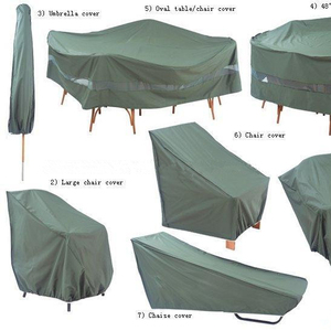 types high quality nylon outdoor furniture cover plastic outdoor furniture cover