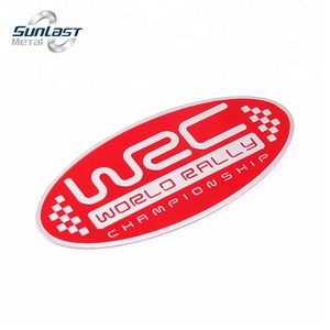 Emblema Adhesivo Personalizado de Aluminio con Logotipo de Marca de Auto - Product Image 3